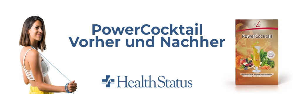 PowerCocktail Vorher und Nachher