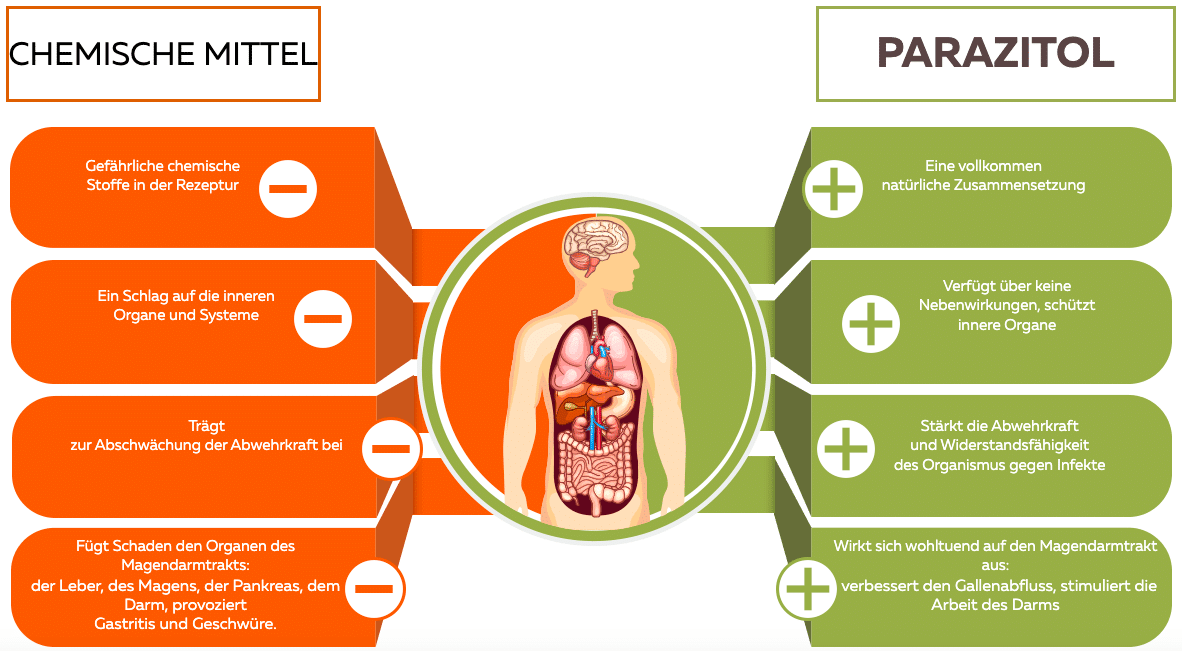 Parazitol Positive Wirkung