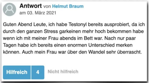 Testonly Tropfen Bewertung