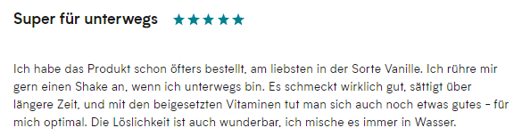 Myprotein Erfahrungsberichte