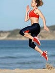 Fitness woman running