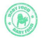 Baby food label