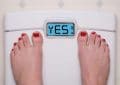 Yes Scale on weight machine