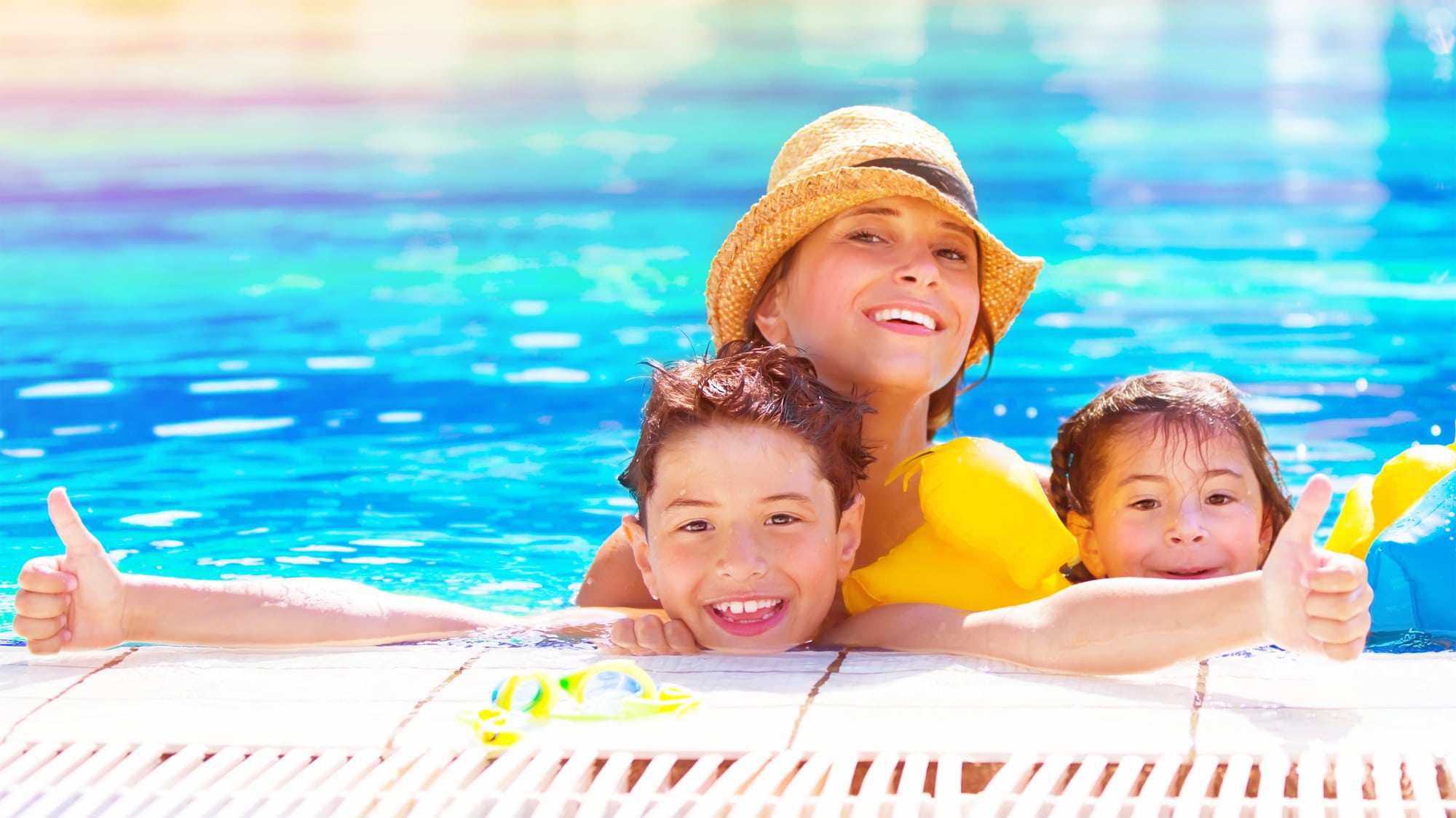 family pool two ring