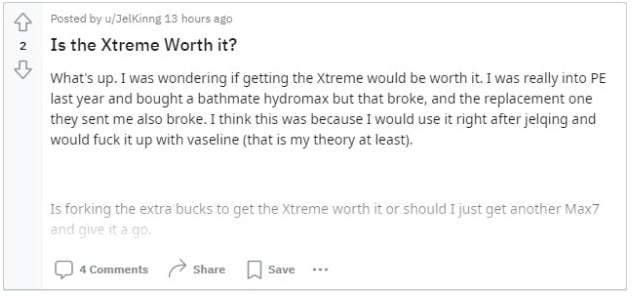Bathmate Hydromax 7 Review 4