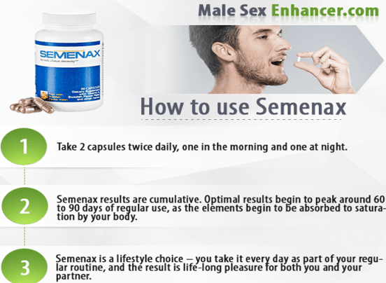 How to use Semenax ?