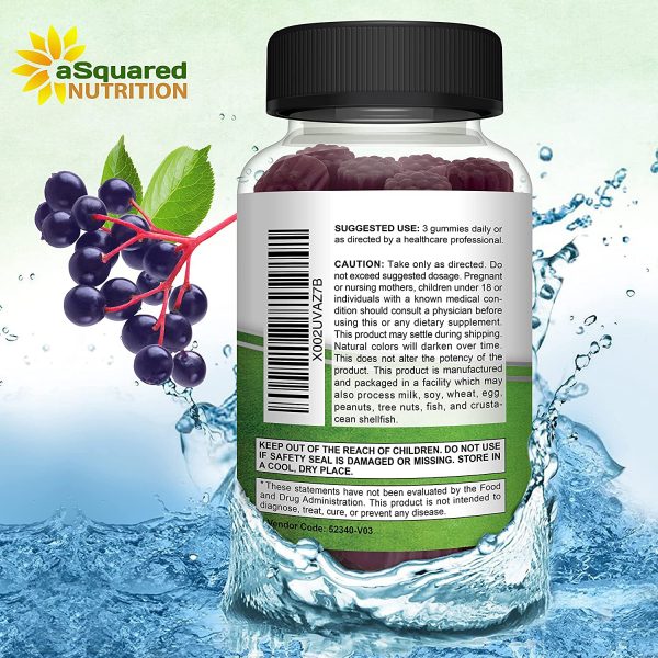 Dosage of aSquared Elderberry Gummies