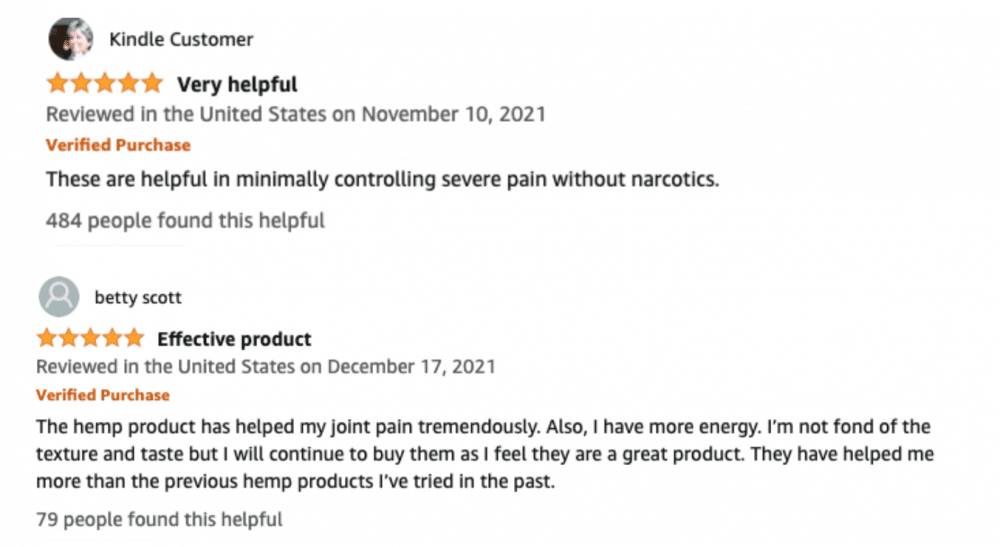 CBDfx Positive Reviews