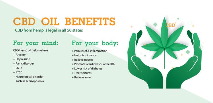 CBD oil for anxiety benefits