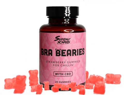 Sunday Scaries Strawberry CBD Gummies