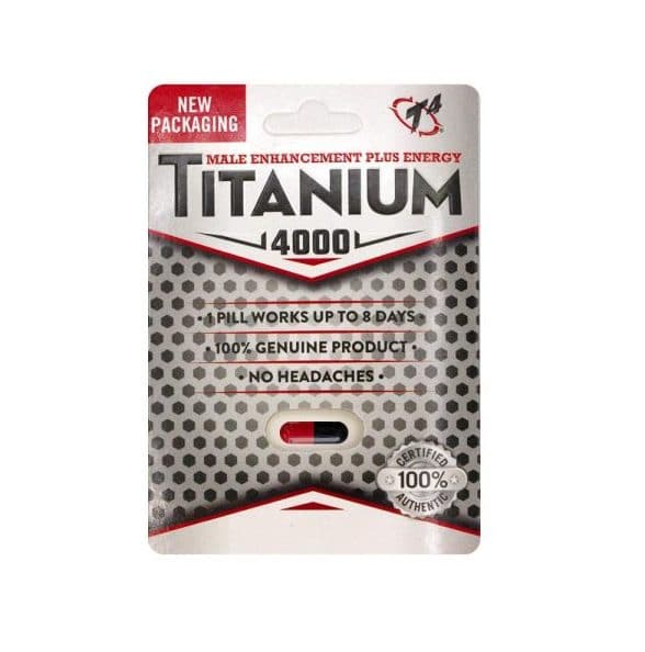 Pillola di potenziamento maschile Titanium 4000