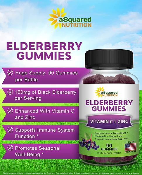 What are aSquared Nutrition Elderberry Gummies