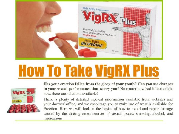 How Much VigRX Plus Should You Take?