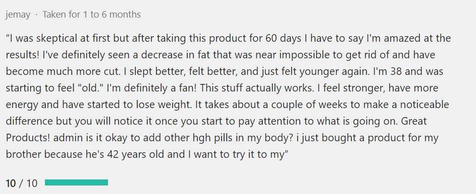 Height Growth Pills Customer Reviews