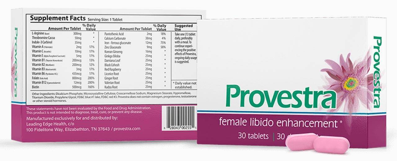 What are the ingredients of ProVestra Female Libido Enhancement Pills?