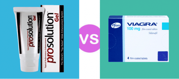Difference between ProSolution gel and Viagra
