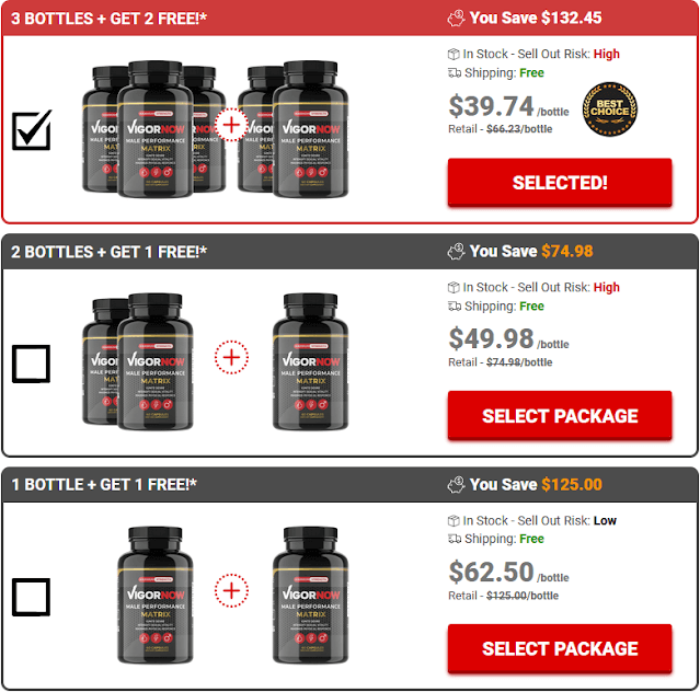 VigorNow price comparison & deals for sale