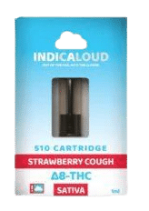 Indicaloud - Chariot pour la toux Delta 8 Fraise