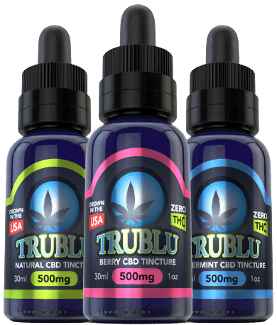 Teintures d'huile de chanvre CBD Blue Moon