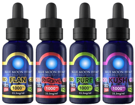 Blue Moon Chanvre CBD E-Liquides