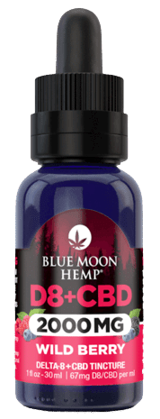 Blue Moon Hemp D8 och CBD Tinktur