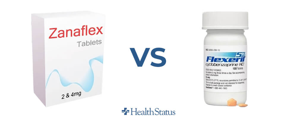 Zanaflex vs Flexeril