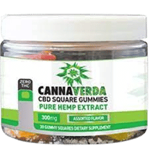 Cannaverda CBD Square Gummies