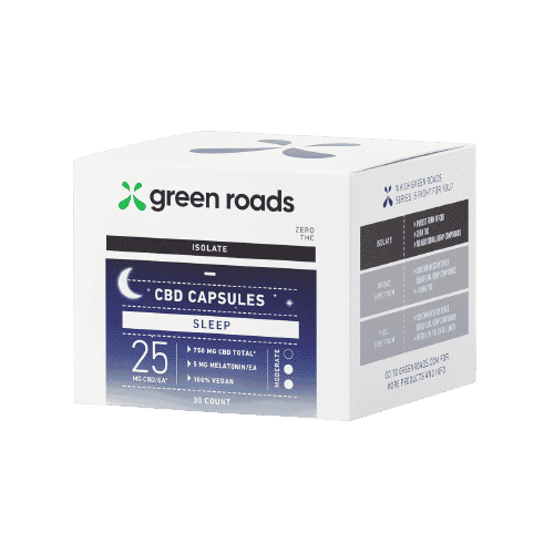 Green roads CBD Sleep Capsules Logo