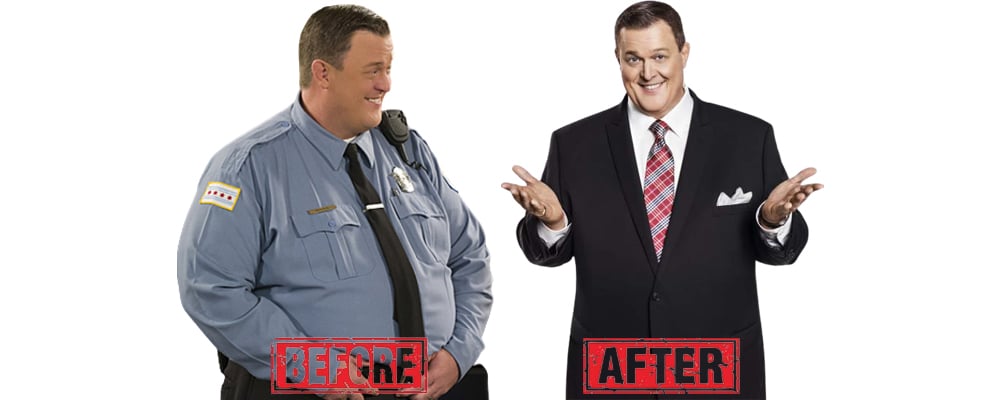 Billy Gardell Weight Loss before and after results: