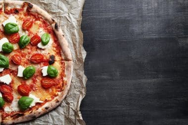 Delicious pizza on the table