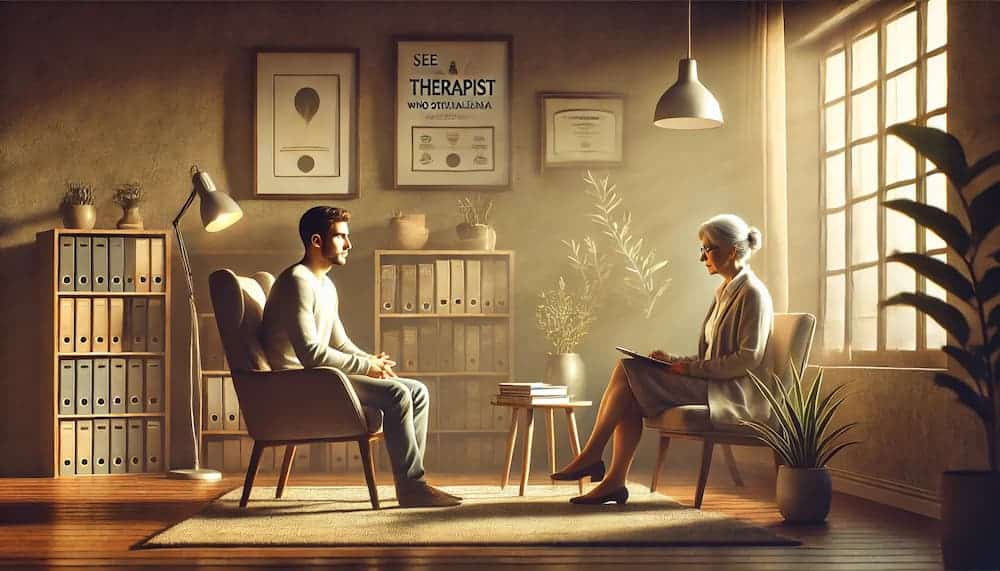 See a therapist who specializes in trauma