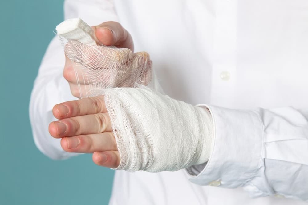 A resulting injury to the patient